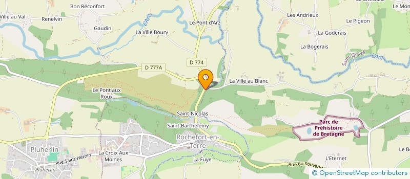 localisation de l'entreprise MADAME PATRICIA CHEVREUIL  PLUHERLIN