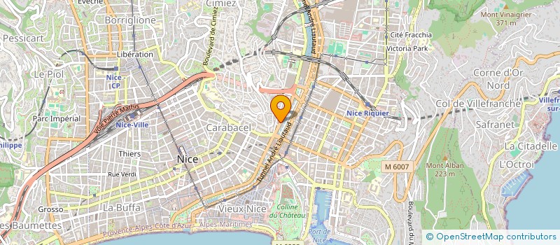 localisation de l'entreprise MADAME PATRICIA CHIAPPE  NICE