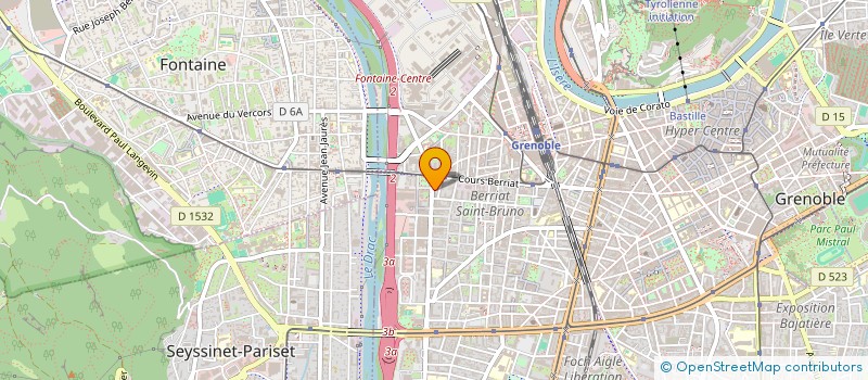 localisation de l'entreprise MADAME PATRICIA CHIKITOU  GRENOBLE