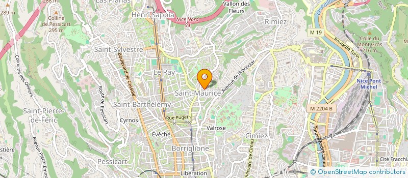 localisation de l'entreprise MADAME PATRICIA CHITTI à NICE
