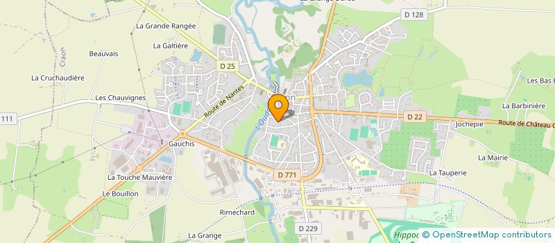 localisation de l'entreprise MADAME PATRICIA CHRETIEN  CRAON