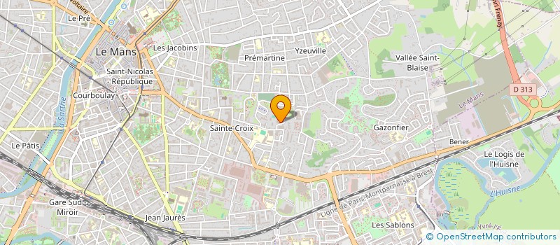 localisation de l'entreprise MADAME PATRICIA CHRETIENNEAU  LE MANS