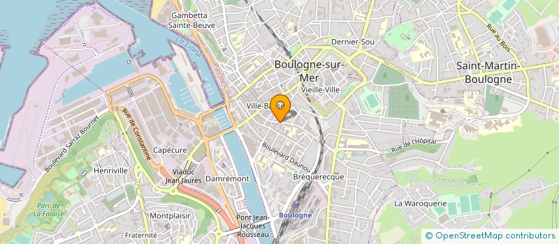 localisation de l'entreprise MADAME PATRICIA CLABAUT à BOULOGNE-SUR-MER