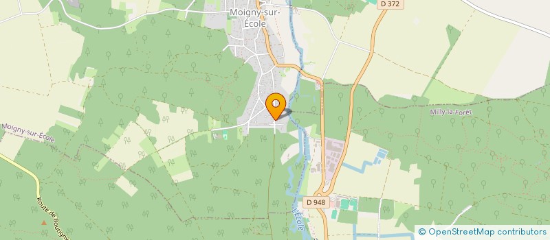 localisation de l'entreprise MADAME PATRICIA-CLAIRE BERGEROT  MOIGNY-SUR-ECOLE