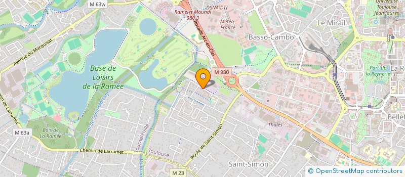 localisation de l'entreprise MADAME PATRICIA CLAIRIVET à TOULOUSE