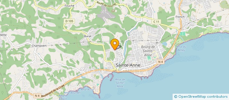 localisation de l'entreprise MADAME PATRICIA CLAPPIER à SAINTE-ANNE