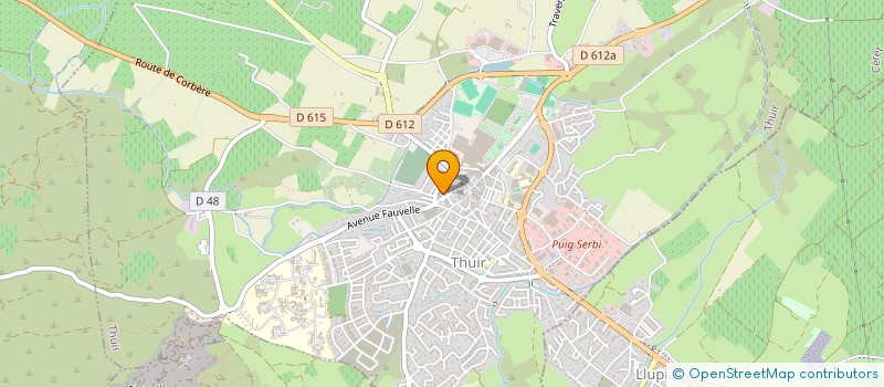 localisation de l'entreprise MADAME PATRICIA CLARE  THUIR