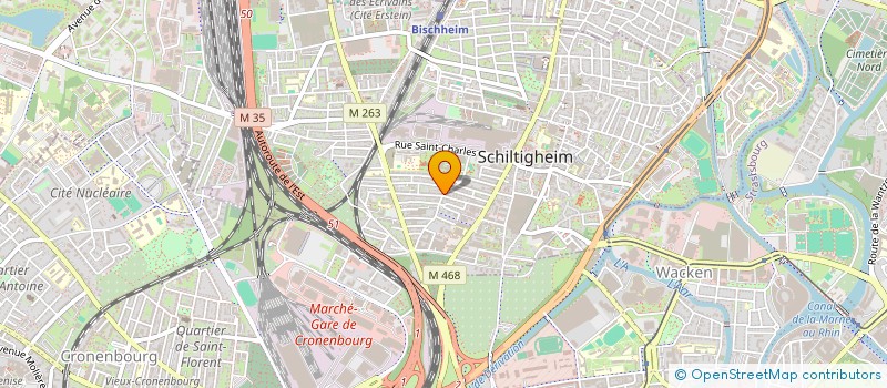 localisation de l'entreprise MADAME PATRICIA CLAUDON à SCHILTIGHEIM