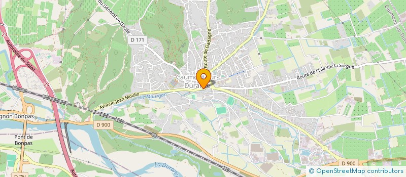 localisation de l'entreprise MADAME PATRICIA CLEMENT  CAUMONT-SUR-DURANCE