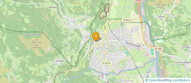 localisation de l'entreprise MADAME PATRICIA CLUCHAGUE  ARGELES-GAZOST