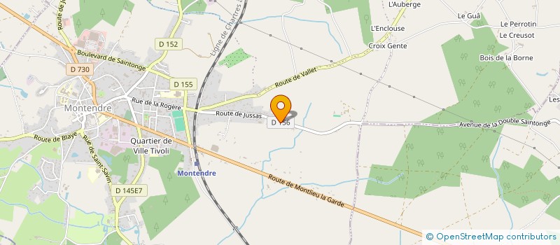 localisation de l'entreprise MADAME PATRICIA CNUDDE  MONTENDRE