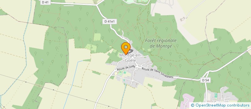 localisation de l'entreprise MADAME PATRICIA COATSALIOU  MONTGE-EN-GOELE