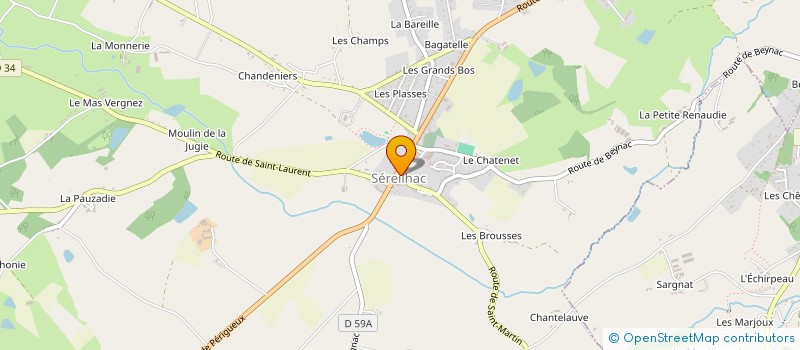 localisation de l'entreprise MADAME PATRICIA COLAPINTO à SEREILHAC