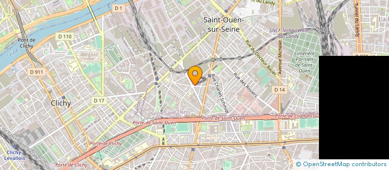 localisation de l'entreprise MADAME PATRICIA COLIN à SAINT-OUEN-SUR-SEINE