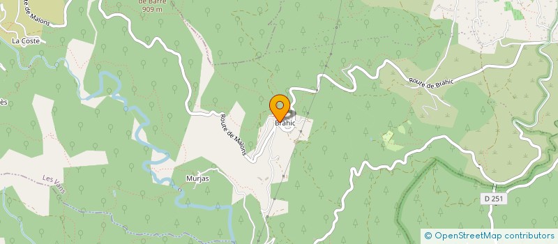 localisation de l'entreprise MADAME PATRICIA COLOMB  LES VANS