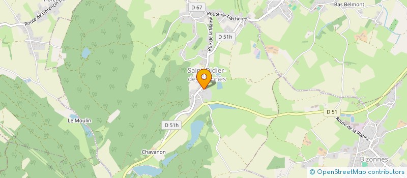 localisation de l'entreprise MADAME PATRICIA COLOMBELLI  SAINT-DIDIER-DE-BIZONNES