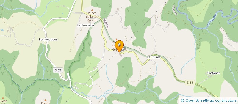 localisation de l'entreprise MADAME PATRICIA COMBES  SAINT-PIERRE-DE-TRIVISY