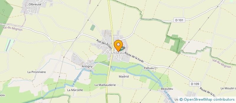 localisation de l'entreprise MADAME PATRICIA CONTANT  VAL-DU-MIGNON