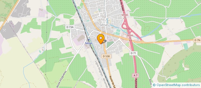 localisation de l'entreprise MADAME PATRICIA CONTICELLO  SENAS