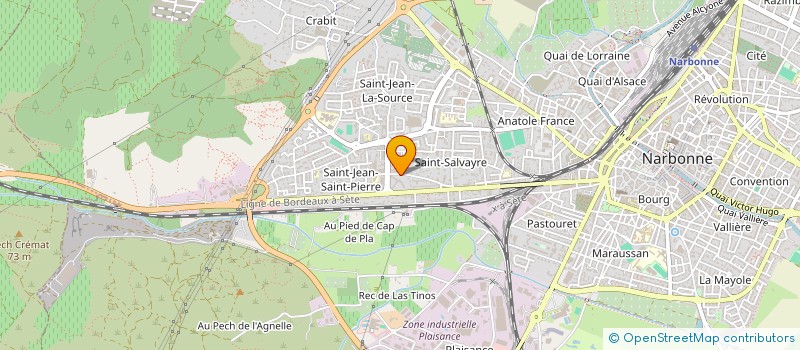 localisation de l'entreprise MADAME PATRICIA CORBIERE à NARBONNE
