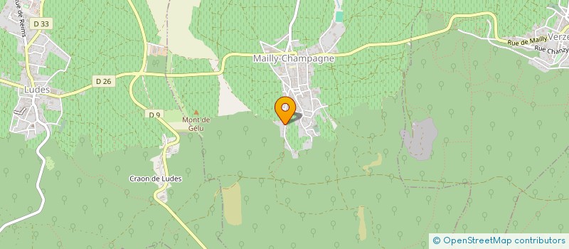 localisation de l'entreprise MADAME PATRICIA CORBON  MAILLY-CHAMPAGNE