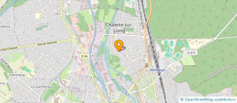 localisation de l'entreprise MADAME PATRICIA CORNET à CHALETTE-SUR-LOING