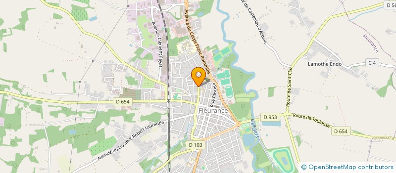 localisation de l'entreprise MADAME PATRICIA CORRAZE  FLEURANCE