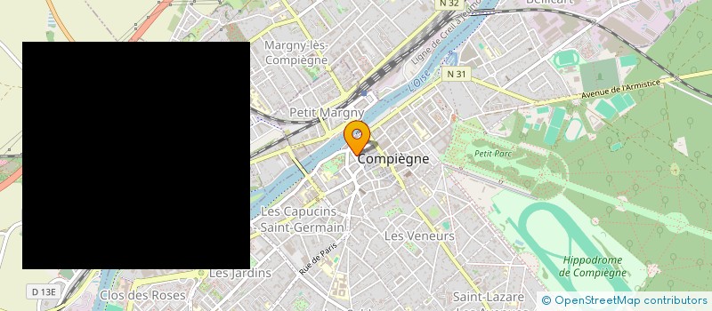 localisation de l'entreprise MADAME PATRICIA CORREA XAVIER à COMPIEGNE