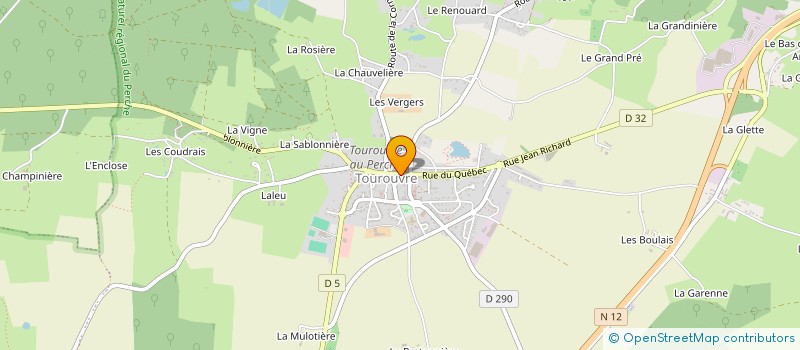 localisation de l'entreprise MADAME PATRICIA CORREDOIRA à TOUROUVRE AU PERCHE