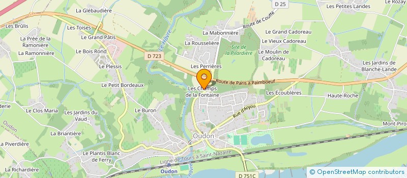 localisation de l'entreprise MADAME PATRICIA CORREIA  OUDON