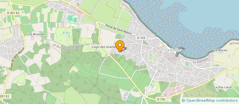 localisation de l'entreprise MADAME PATRICIA CORREIA DA SILVA  LA FLOTTE