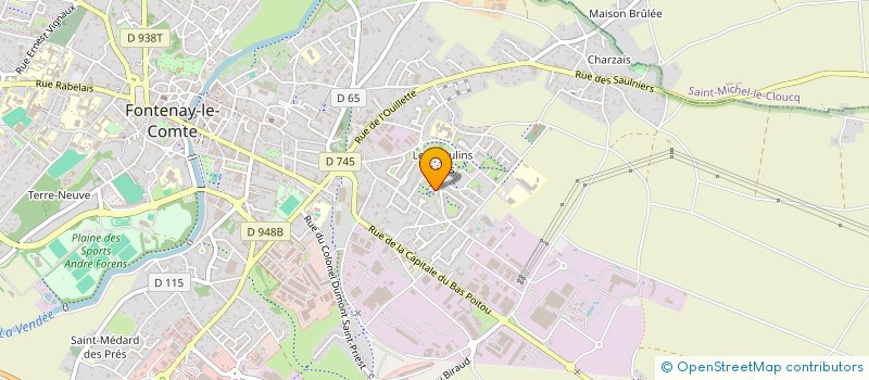 localisation de l'entreprise MADAME PATRICIA CORREIA MARTINS  LA CAILLERE-SAINT-HILAIRE