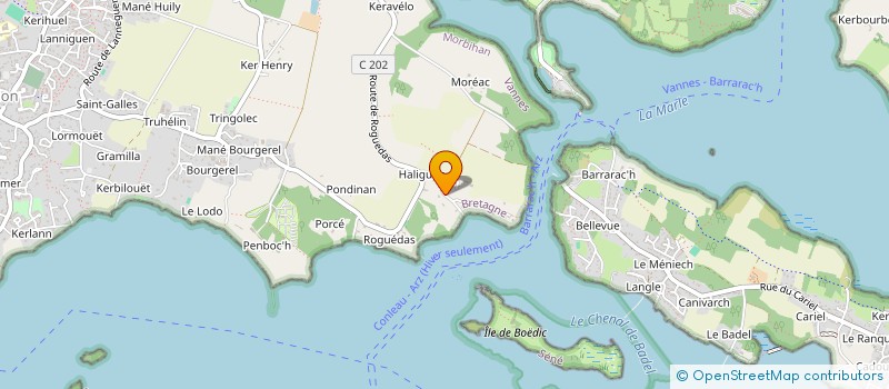 localisation de l'entreprise MADAME PATRICIA COSQUER à VANNES