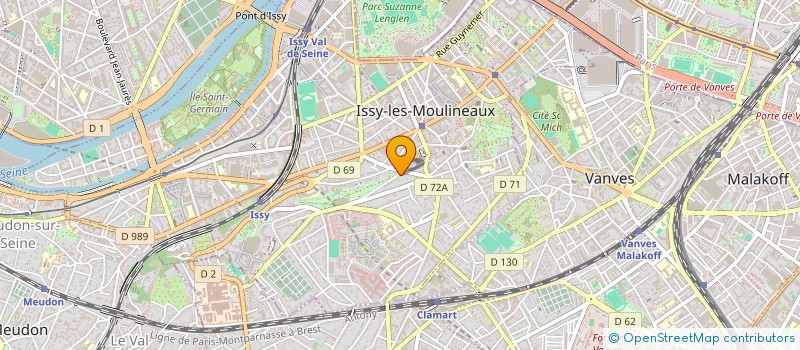 localisation de l'entreprise MADAME PATRICIA COTTE à ISSY-LES-MOULINEAUX