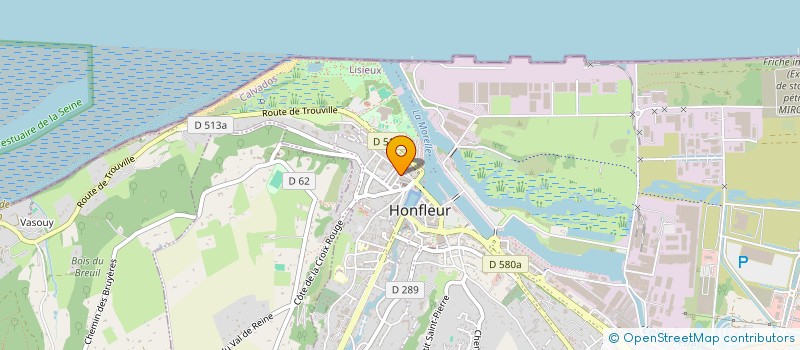 localisation de l'entreprise MADAME PATRICIA COUEFFE à HONFLEUR