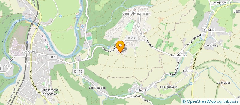 localisation de l'entreprise MADAME PATRICIA COUET  SAINT-MAURICE