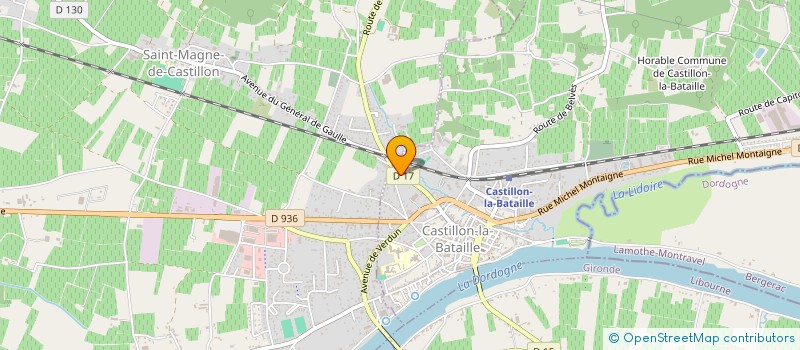 localisation de l'entreprise MADAME PATRICIA COUILLIN  CASTILLON-LA-BATAILLE