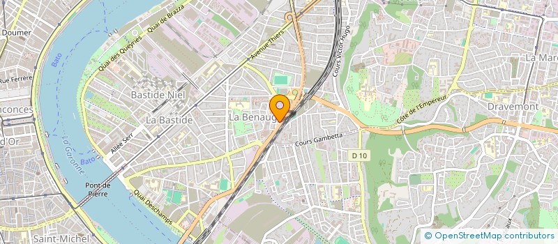 localisation de l'entreprise MADAME PATRICIA COURBE  BORDEAUX