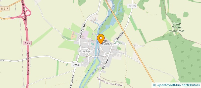 localisation de l'entreprise MADAME PATRICIA COURTIN à BANTOUZELLE