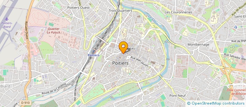 localisation de l'entreprise MADAME PATRICIA COUTAND  POITIERS