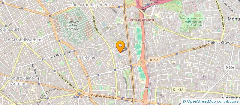 localisation de l'entreprise MADAME PATRICIA CRESSANT  PARIS