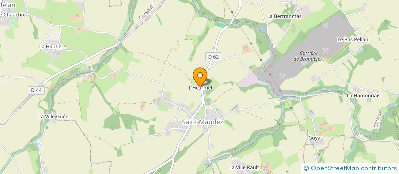 localisation de l'entreprise MADAME PATRICIA CRETON  SAINT-MAUDEZ