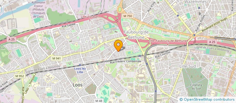 localisation de l'entreprise MADAME PATRICIA CRETON à LILLE