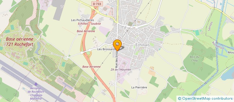 localisation de l'entreprise MADAME PATRICIA CROUAIL  ECHILLAIS