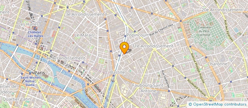 localisation de l'entreprise MADAME PATRICIA CRUZ NASCIMENTO à PARIS