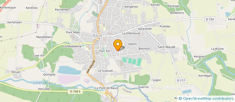 localisation de l'entreprise MADAME PATRICIA CULAUD  BAUD