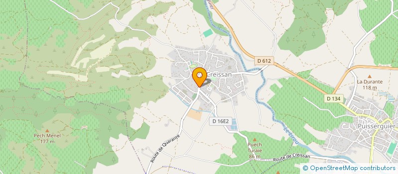 localisation de l'entreprise MADAME PATRICIA D'ARCANGELI  CREISSAN