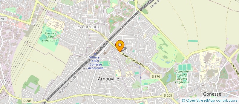 localisation de l'entreprise MADAME PATRICIA D'ASCENZO à GONESSE