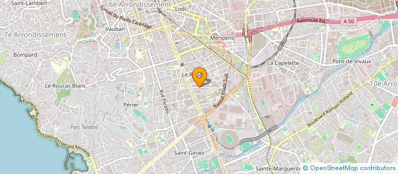 localisation de l'entreprise MADAME PATRICIA D HENRY à MARSEILLE