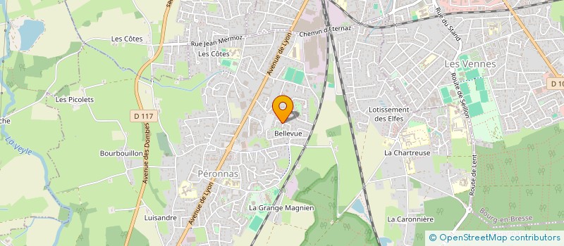 localisation de l'entreprise MADAME PATRICIA DALL'AGNOL à PERONNAS